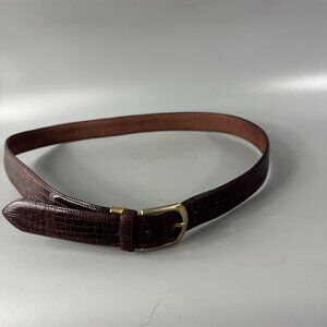 Cale Boys's # 2885 Genuine Lizard Leather Belt, Size 36